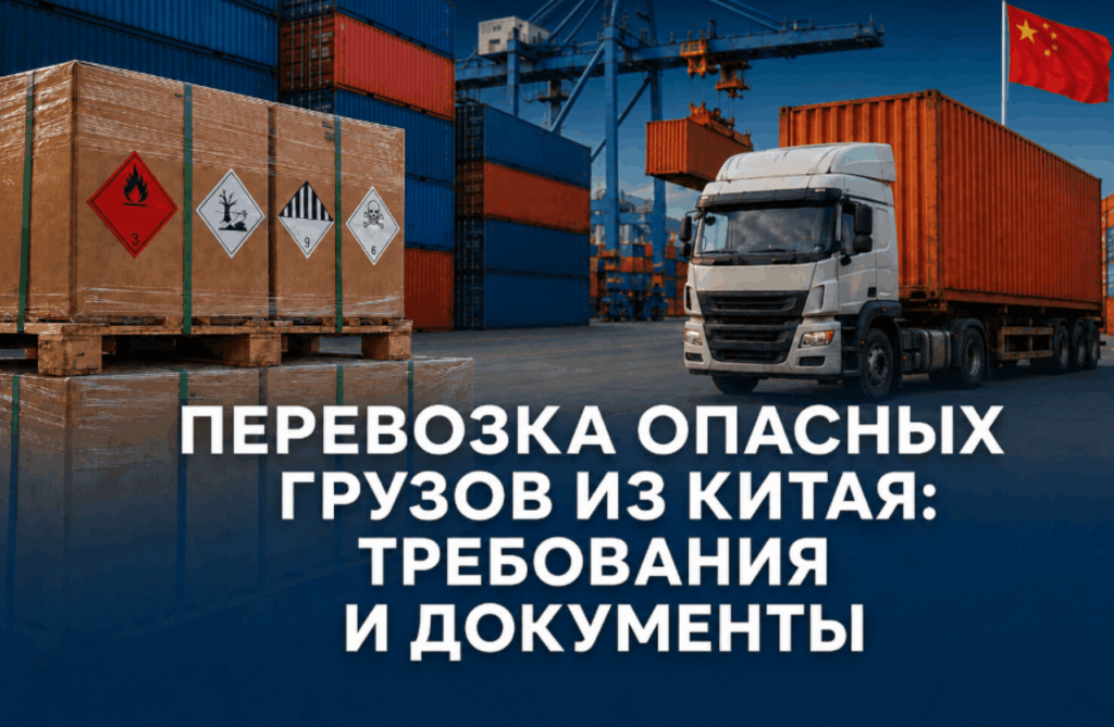Перевозка опасных грузов из&nbsp;Китая: требования и&nbsp;документы