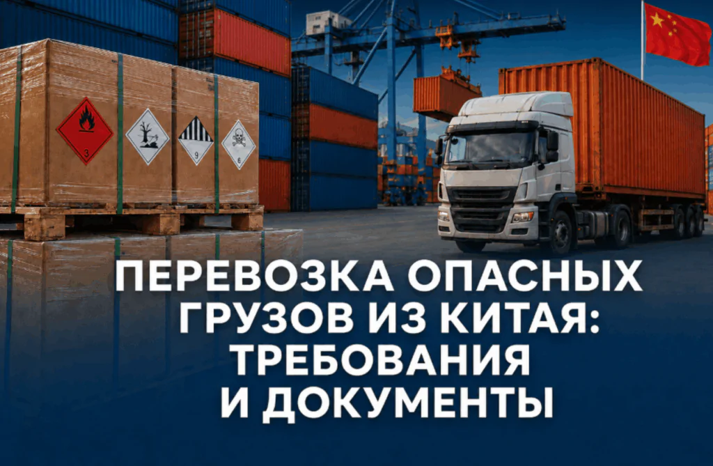 Перевозка опасных грузов из Китая: требования и документы